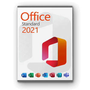 Microsoft Office 2021 Standard license for 3 devices