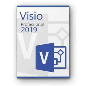 Microsoft Visio 2019 Professional License for 3 devices