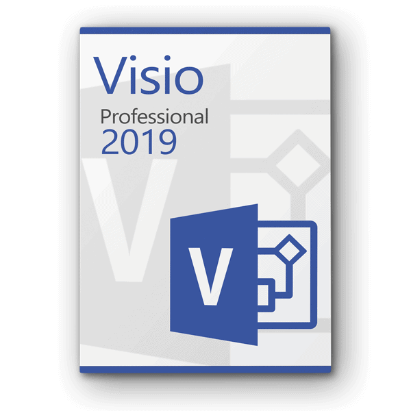 Microsoft Visio 2019 Professional License for 3 devices