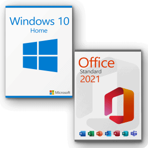 Microsoft Windows 10 Home + Microsoft Office 2021 Standard