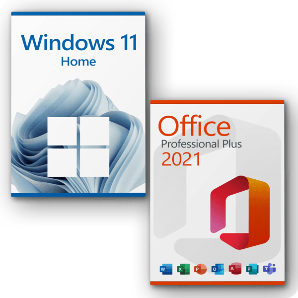 Microsoft Windows 11 Home + Microsoft Office 2021 Professional Plus
