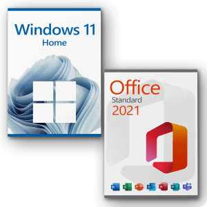 Microsoft Windows 11 Home + Microsoft Office 2021 Standard