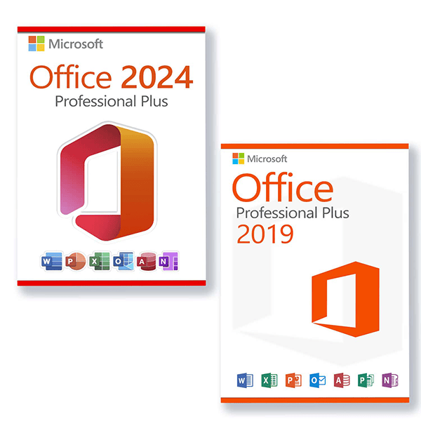 Microsoft Office 2024 Professional Plus + Microsoft Office 2019 Professional Plus license for 3 devices