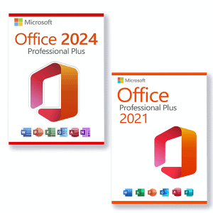 Microsoft Office 2024 Professional Plus + Microsoft Office 2021 Professional Plus license for 3 devices