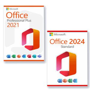 Microsoft Office 2024 Standard + Microsoft Office 2021 Professional Plus license for 3 devices