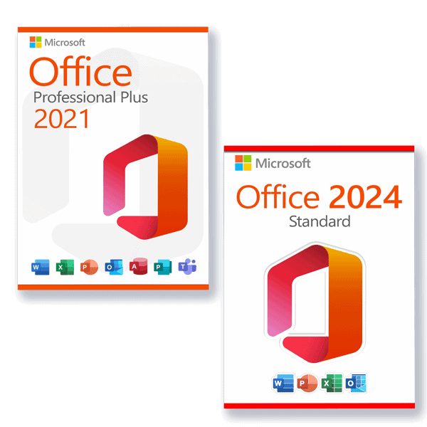Microsoft Office 2024 Standard + Microsoft Office 2021 Professional Plus license for 3 devices