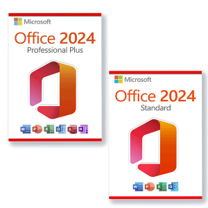 Microsoft Office 2024 Standard + Microsoft Office 2024 Professional Plus license for 3 devices