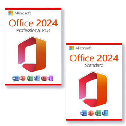 Microsoft Office 2024 Standard + Microsoft Office 2024 Professional Plus license for 3 devices